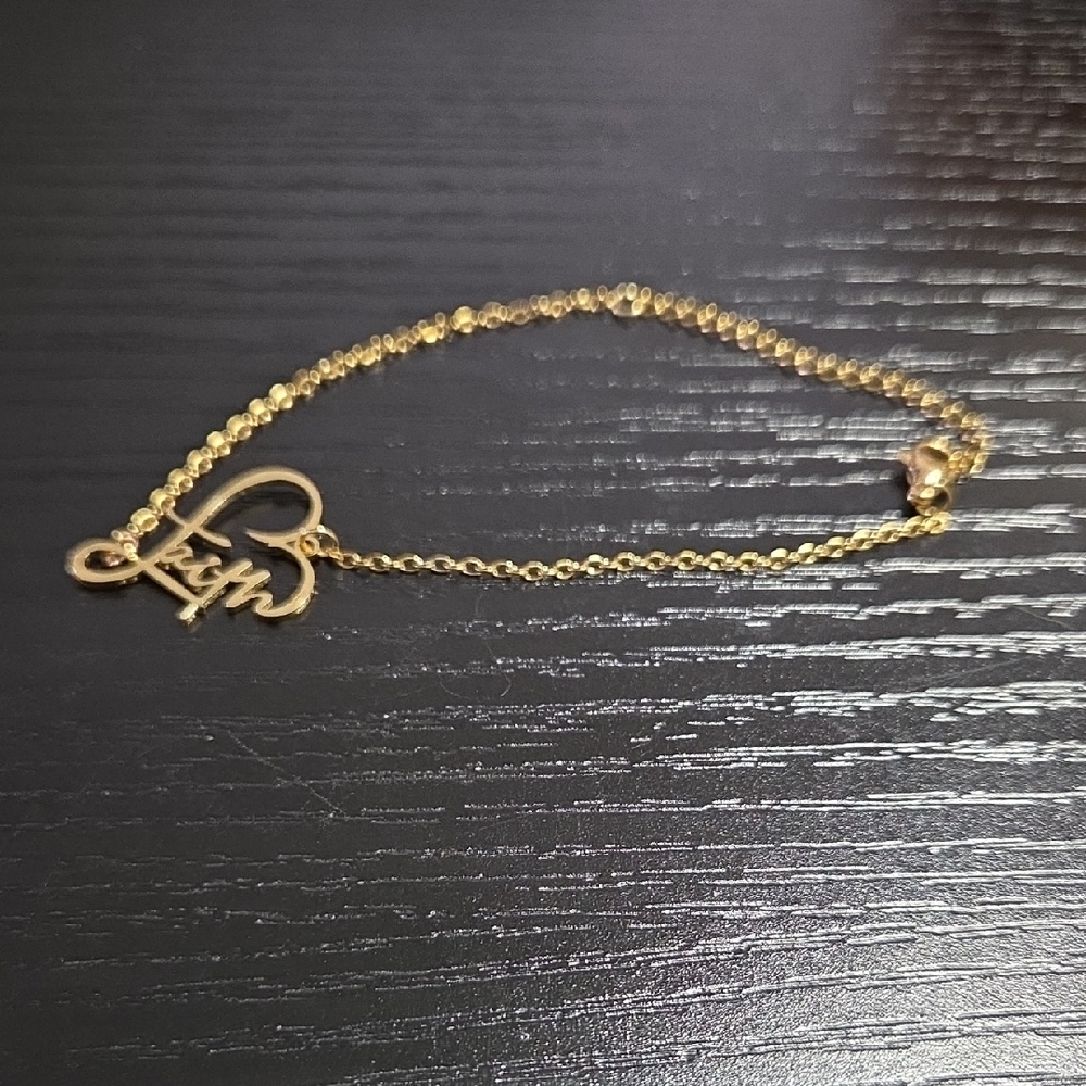 Minimalist Stainless Steel Faith Heart Bracelet